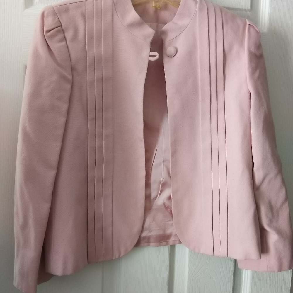 Vintage pink women blazer